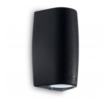 Уличный настенный светильник Ideal Lux Keope Ap2 Nero 147819
