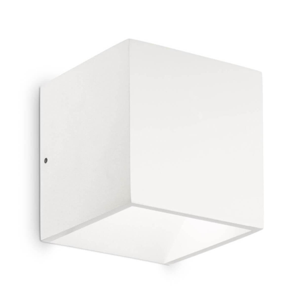 Уличный настенный светодиодный светильник Ideal Lux Rubik Ap1 Bianco 4000K 149745 Уличный настенный светодиодный светильник Ideal Lux Rubik Ap1 Bianco 4000K 149745