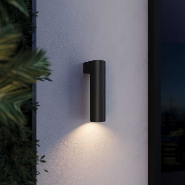 Уличный настенный светодиодный cветильник Elektrostandard Nork LED черный 35187/D a069890