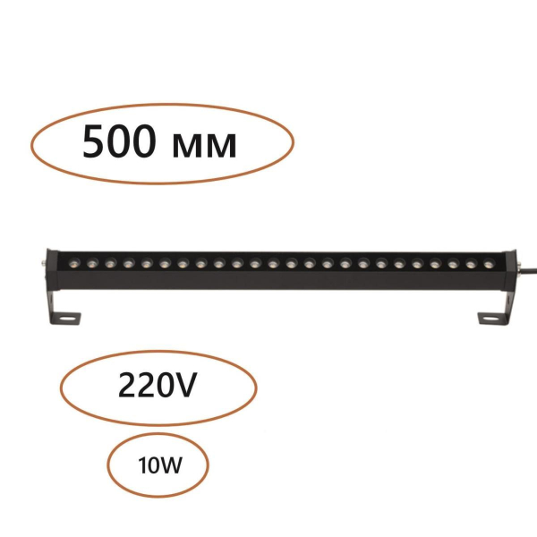 Уличный настенный светодиодный светильник Odeon Light Nature Graze 7040/14WL