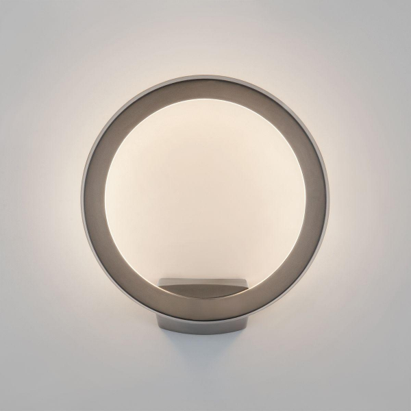 Уличный настенный светодиодный светильник Elektrostandard Ring 1710 Techno Led серый a054932 Уличный настенный светодиодный светильник Elektrostandard Ring 1710 Techno Led серый a054932