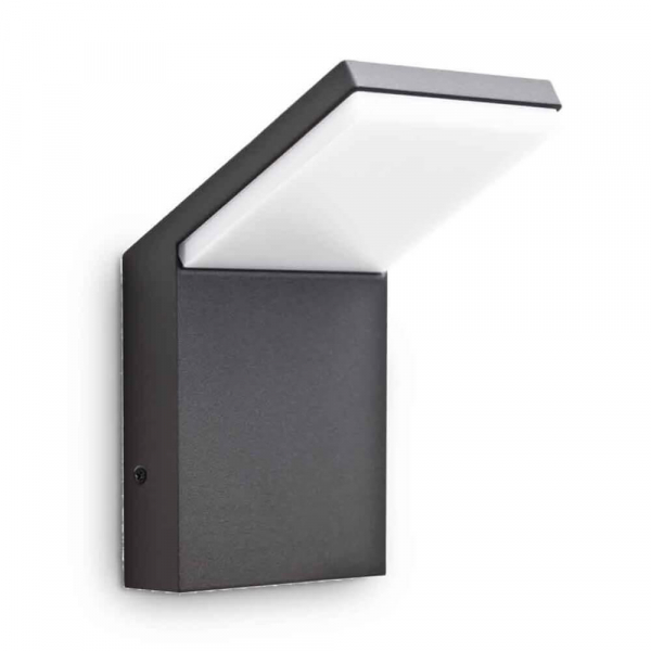 Уличный настенный светодиодный светильник Ideal Lux Style Ap Antracite 4000K 209845 Уличный настенный светодиодный светильник Ideal Lux Style Ap Antracite 4000K 209845