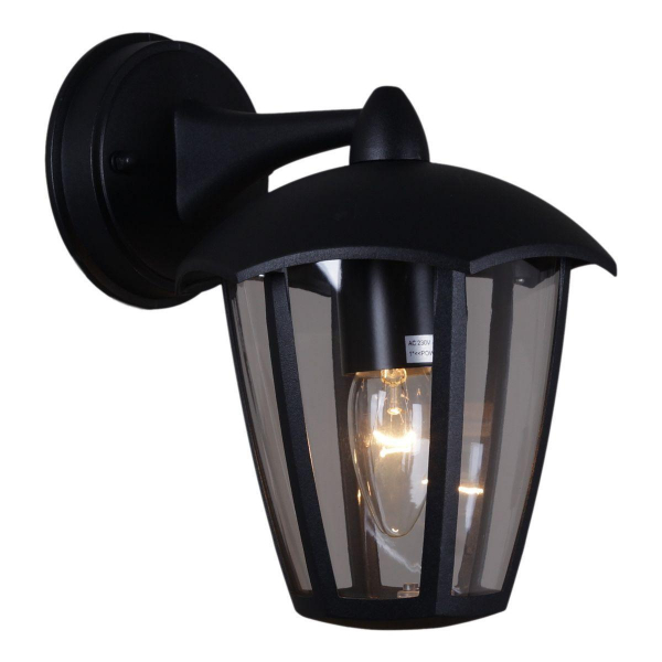 Уличный настенный светильник Reluce 08304-9.2-001SJ Top mount BK Уличный настенный светильник Reluce 08304-9.2-001SJ Top mount BK