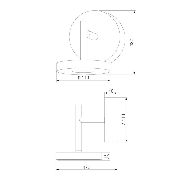 Уличный настенный светодиодный светильник Elektrostandard Verano 35185/D a068590 Уличный настенный светодиодный светильник Elektrostandard Verano 35185/D a068590