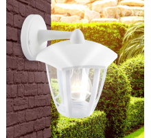 Садово-парковый светильник ЭРА «Дели 3» НБУ 07-40-004 белый 6-гранный настенный IP44 Е27 max60Вт Б0051198
