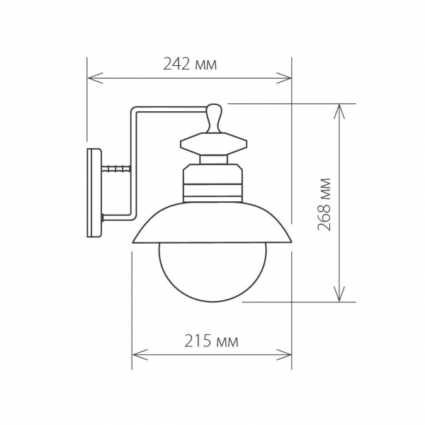 Уличный настенный cветильник Elektrostandard Talli D GL 3002D брауни a038481 Уличный настенный cветильник Elektrostandard Talli D GL 3002D брауни a038481