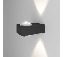 Уличный настенный светильник со светодиодами Elektrostandard Lenses a070458