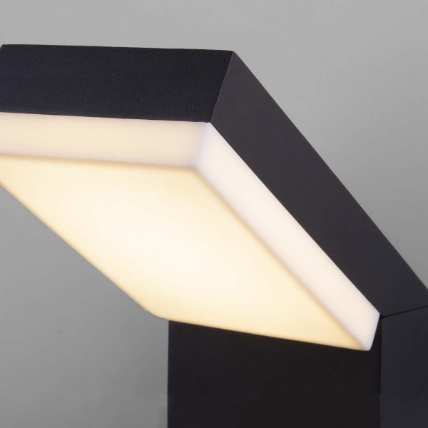 Уличный настенный светодиодный светильник Elektrostandard Sensor 1541 Techno Led черный a053946 Уличный настенный светодиодный светильник Elektrostandard Sensor 1541 Techno Led черный a053946