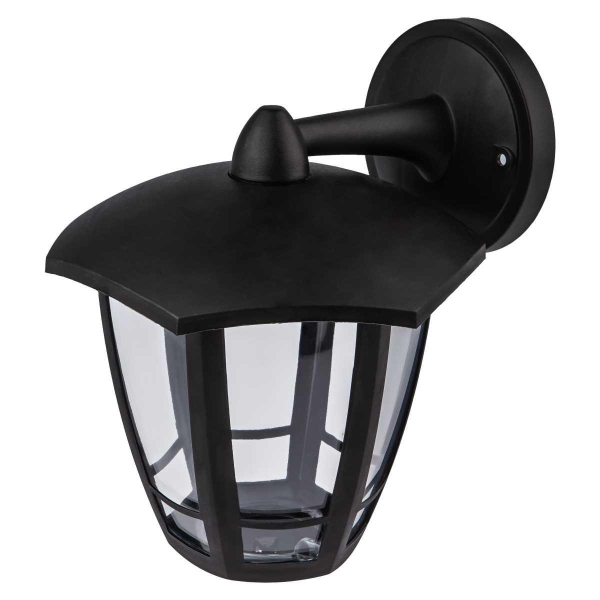 Садово-парковый светильник ЭРА «Дели 3» НБУ 07-40-004 черный 6-гранный настенный IP44 Е27 max 60Вт Б0051188