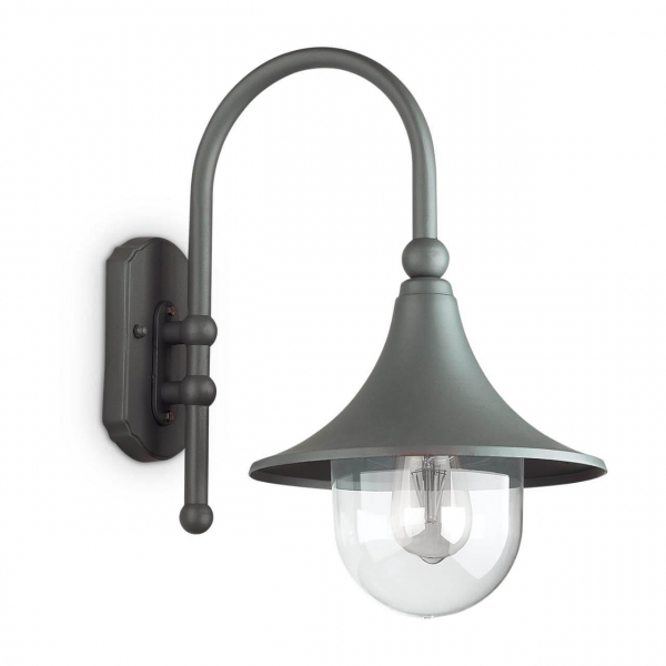 Уличный настенный светильник Ideal Lux Cima AP1 Antracite 246819 Уличный настенный светильник Ideal Lux Cima AP1 Antracite 246819
