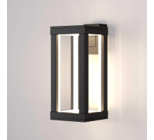 Уличный настенный светодиодный светильник Elektrostandard Frame 1527 Techno Led черный a051855