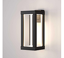 Уличный настенный светодиодный светильник Elektrostandard Frame 1527 Techno Led черный a051855