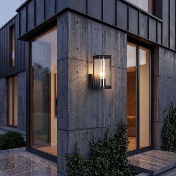 Уличный настенный светильник Reluce 08337-9.2-001JH E27 BK RLOS