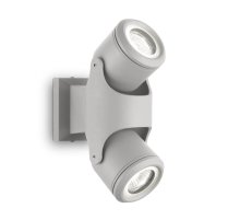 Уличный настенный светильник Ideal Lux Xeno AP2 Grigio 129518