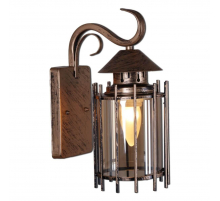 Уличный настенный светильник Reluce 08284-9.2-001U BKG