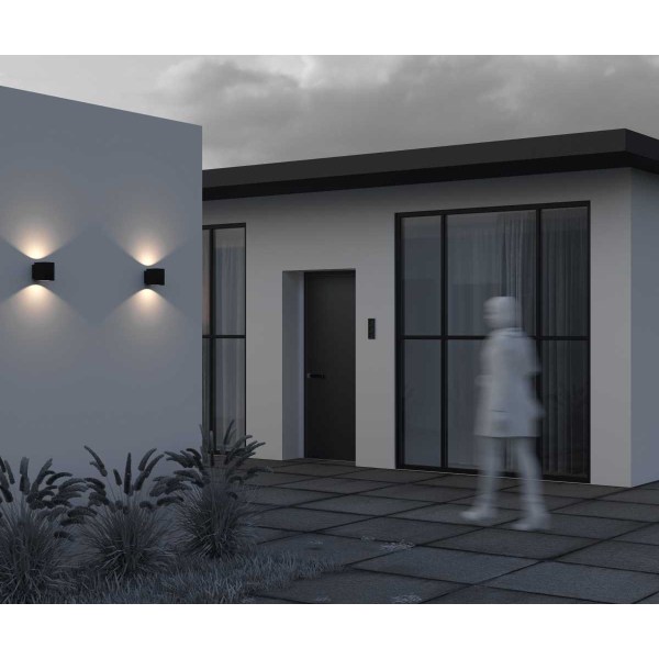 Уличный настенный светильник Maytoni Outdoor Block O507WL-L10B3K