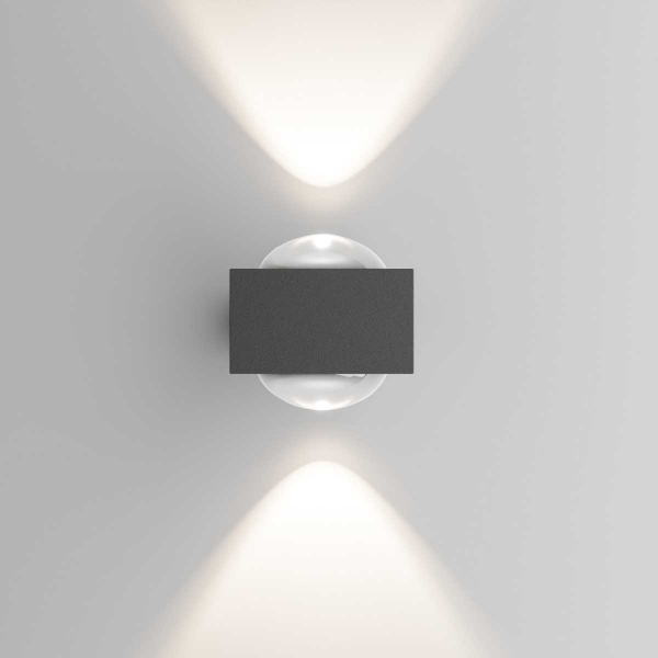 Уличный настенный светильник со светодиодами Elektrostandard Lenses a070452 Уличный настенный светильник со светодиодами Elektrostandard Lenses a070452
