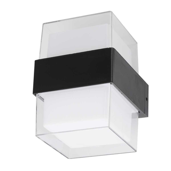 Уличный настенный светодиодный светильник Uniel ULU-P26B-2x5W/4000K IP65 Black UL-00010518 Уличный настенный светодиодный светильник Uniel ULU-P26B-2x5W/4000K IP65 Black UL-00010518