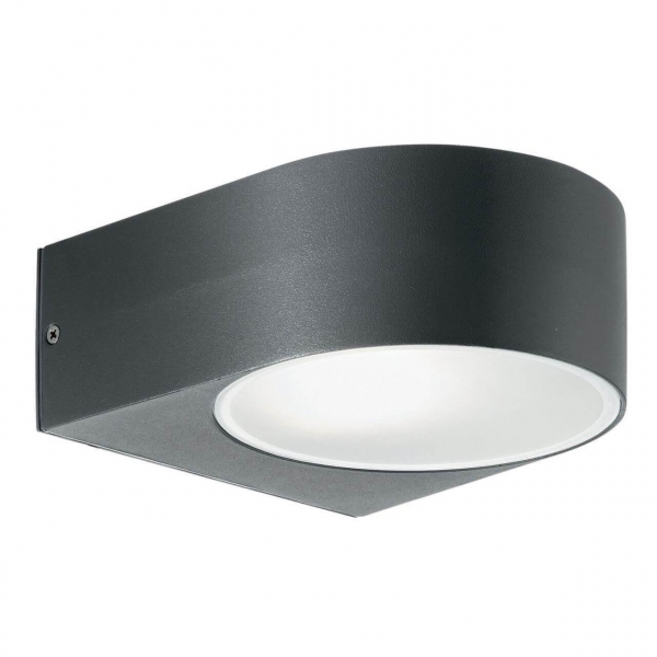 Уличный настенный светильник Ideal Lux Iko AP1 Antracite 018515 Уличный настенный светильник Ideal Lux Iko AP1 Antracite 018515