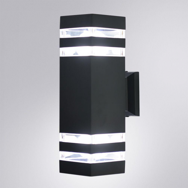Уличный настенный светильник Arte Lamp Heather A4413AL-2BK Уличный настенный светильник Arte Lamp Heather A4413AL-2BK