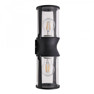 Уличный настенный светильник Arte Lamp Minchir A8306AL-2BK