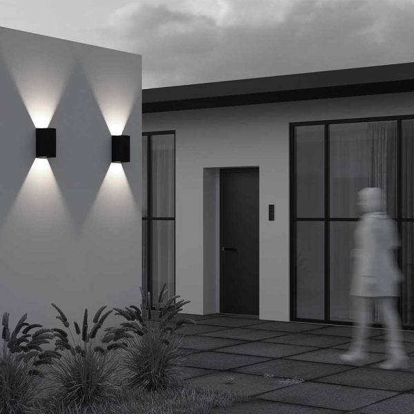 Уличный настенный светильник Maytoni Outdoor Drape O526WL-L20B3K