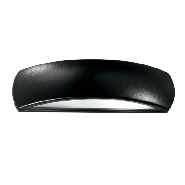 Уличный настенный светильник Ideal Lux Giove AP1 Nero 092201 Уличный настенный светильник Ideal Lux Giove AP1 Nero 092201