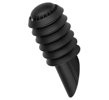 Садово-парковый светильник ЭРА НБУ 01-60-018 Поллар настенный черный IP54 Е27 max60Вт h400мм Б0057496