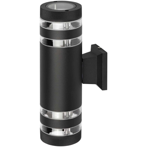 Светильник уличный настенный ЭРА «Адрия» GBW-102-BL-0300 230В 2хЕ27 IP54 вверх/вниз черный Б0069596