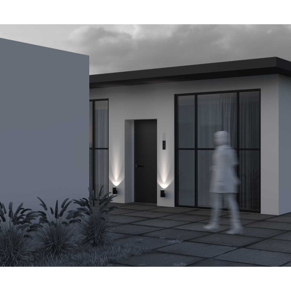 Уличный настенный светильник Maytoni Outdoor Shim O514WL-L15B3K