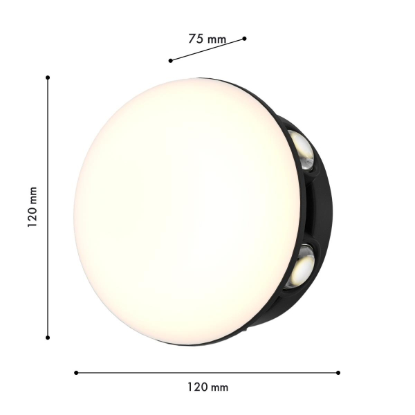Уличный настенный светильник Favourite Option 4853-1W
