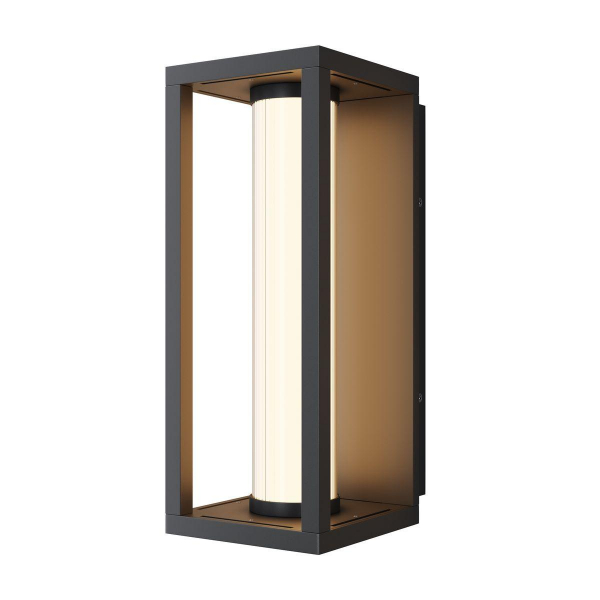 Уличный настенный светодиодный светильник Maytoni Outdoor Expo O480WL-L12B3K Уличный настенный светодиодный светильник Maytoni Outdoor Expo O480WL-L12B3K