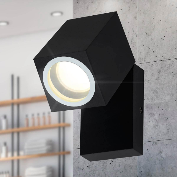 Декоративная подсветка ЭРА WL37 BK MR16/GU10 черный Б0054408 Декоративная подсветка ЭРА WL37 BK MR16/GU10 черный Б0054408