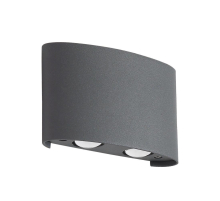 Уличный настенный светодиодный светильник Crystal Lux CLT 023W2 DG