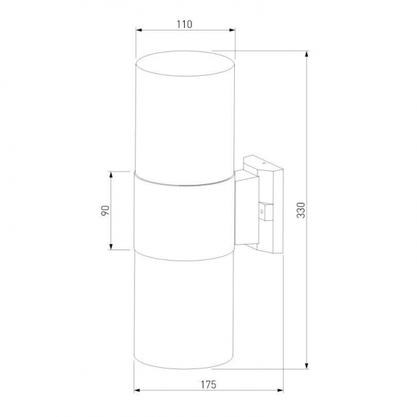Уличный настенный светильник Elektrostandard Roil 35125/D a055636 Уличный настенный светильник Elektrostandard Roil 35125/D a055636