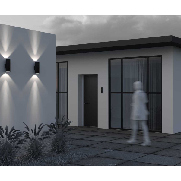 Уличный настенный светильник Maytoni Outdoor Shim O514WL-L30B3K