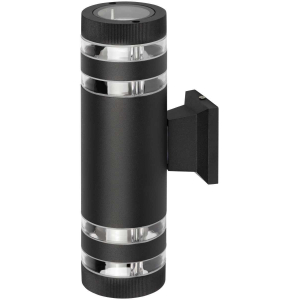 Светильник уличный настенный ЭРА «Адрия» GBW-102-BL-0300 230В 2хЕ27 IP54 вверх/вниз черный Б0069596