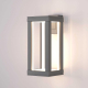 Уличный настенный светодиодный светильник Elektrostandard Frame 1527 Techno Led серый a051856