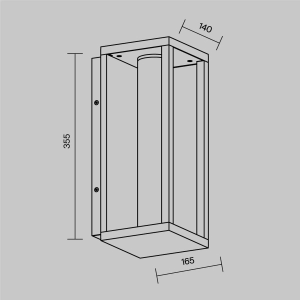 Уличный настенный светодиодный светильник Maytoni Outdoor Expo O480WL-L12B3K Уличный настенный светодиодный светильник Maytoni Outdoor Expo O480WL-L12B3K