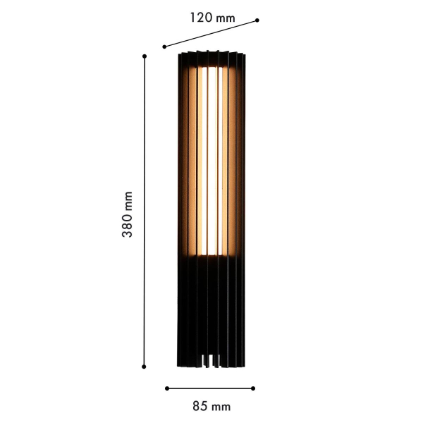 Уличный настенный светильник Favourite Asador 4827-1W