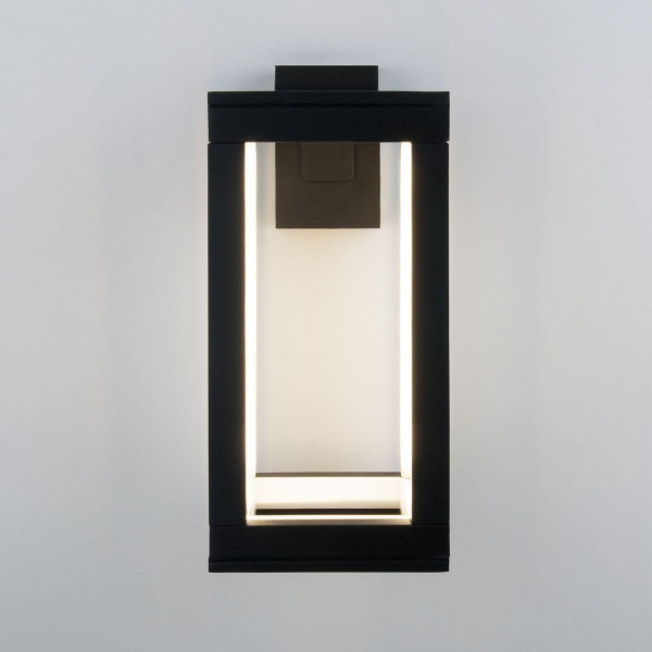 Уличный настенный светодиодный светильник Elektrostandard Frame 1527 Techno Led черный a051855 Уличный настенный светодиодный светильник Elektrostandard Frame 1527 Techno Led черный a051855