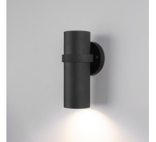 Уличный настенный cветильник Elektrostandard Grin 35000/D черный a061037