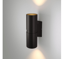 Уличный настенный светодиодный светильник Elektrostandard Liberty 35124/U черный a060094