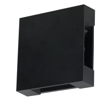 Уличный настенный светильник Uniel ULU-P33D-4W/4000K IP65 BLACK UL-00013621