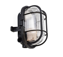 Уличный настенный светильник Deko-Light Syrma Oval Black 401012