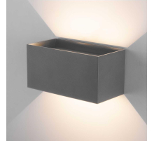 Уличный настенный светодиодный светильник Elektrostandard Winner 35137/W серый a057135