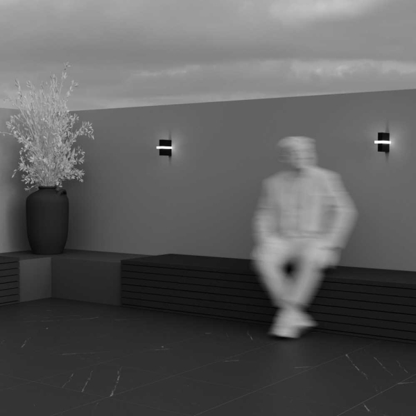 Уличный настенный светильник Maytoni Outdoor O484WL-L6GF3K