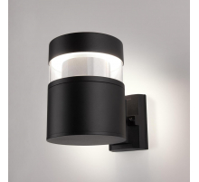 Уличный настенный светодиодный светильник Elektrostandard 1530 Techno Led чёрный a052244