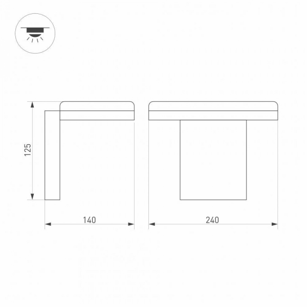 Уличный настенный светодиодный светильник Arlight LGD-Tent-Wall-9W Warm3000 029977 Уличный настенный светодиодный светильник Arlight LGD-Tent-Wall-9W Warm3000 029977