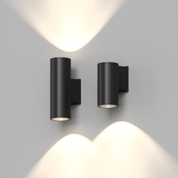 Уличный настенный светильник DENKIRS BORG DK9820-BK